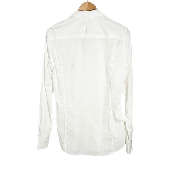 NWT Iceberg White Button Up Shirt With Abstract Print Size S - Picture 2 of 6